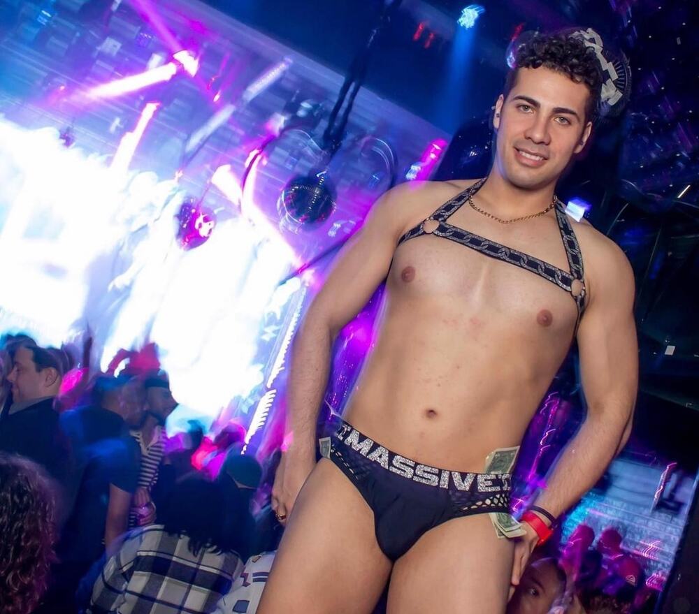 NEW Andrew Christian Massive Mesh Jock Color Black Size Large